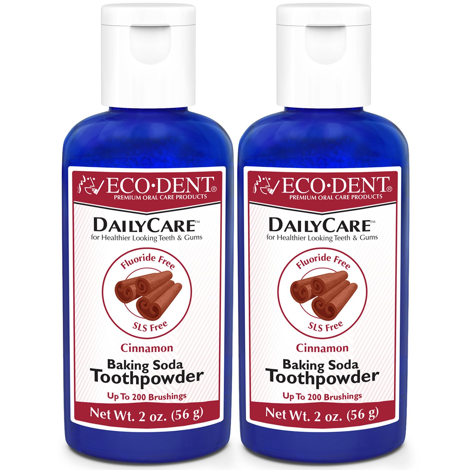 Amazon.com : Eco-Dent DailyCare Baking Soda Toothpowder, Cinnamon